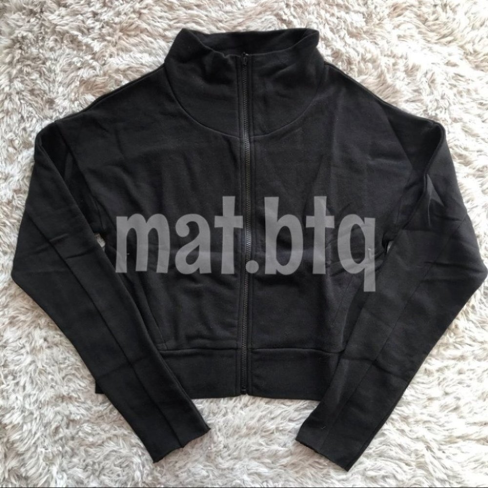 SECNDNTURE Black Zipper Hoodie